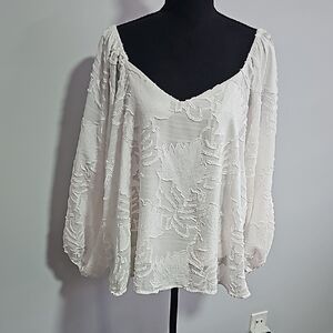 Elegant White Women's Top